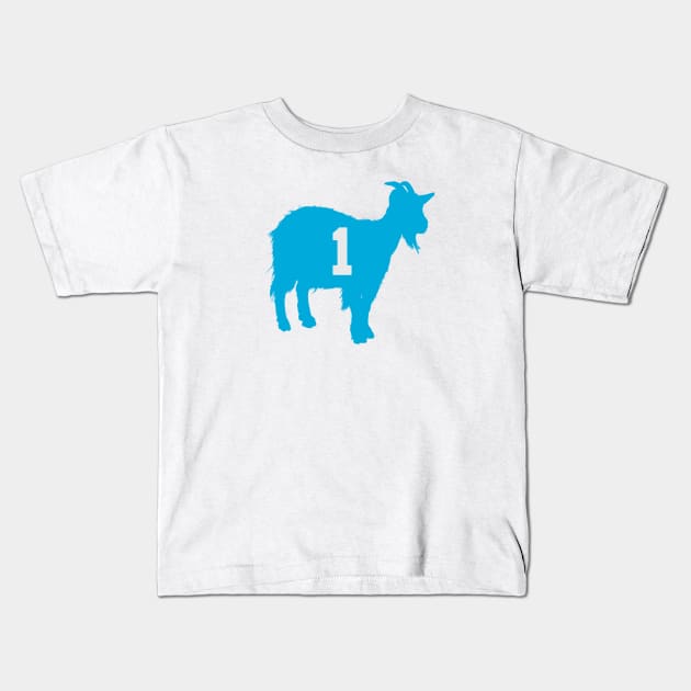 Cam Newton "GOAT" Kids T-Shirt by ThePunkPanther